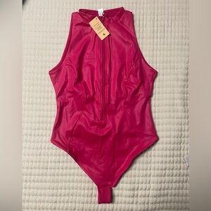 Elegant Pink Bodysuit for Women